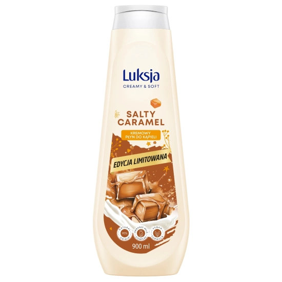 LUKSJA PŁYN DO KĄPIELI KREMOWY SŁONY KARMEL 95% SKŁADNIKÓW NATURALNYCH