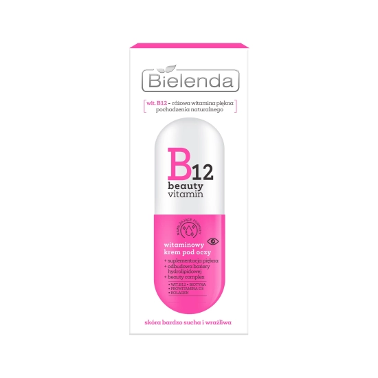 BIELENDA B12 Beauty Vitamin Witaminowy krem pod oczy 15 ml