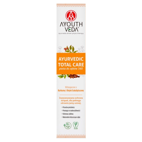 AYOUTHVEDA Ayurvedjska Pasta do Zębów 360 | Naturalna Ochrona Jamy Ustnej