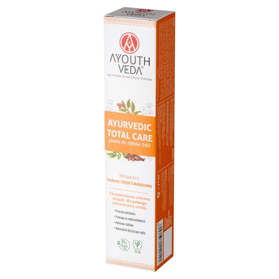 AYOUTHVEDA Ayurvedjska Pasta do Zębów 360 | Naturalna Ochrona Jamy Ustnej