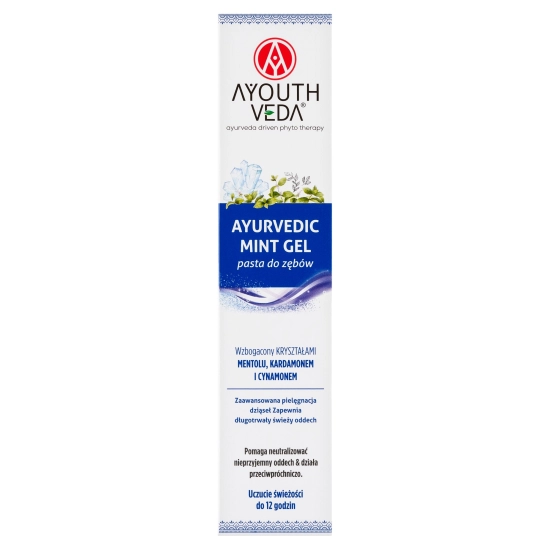 AYOUTHVEDA Ajurwedyjska Pasta Miętowa do Zębów 100 g z Cardamonem