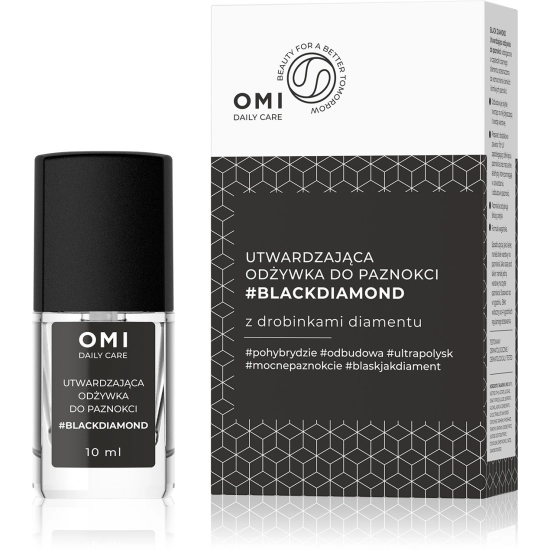 OMI Daily Care Odżywka do paznokci utwardzająca #BLACKDIAMOND z drobinkami diamentu 10 ml