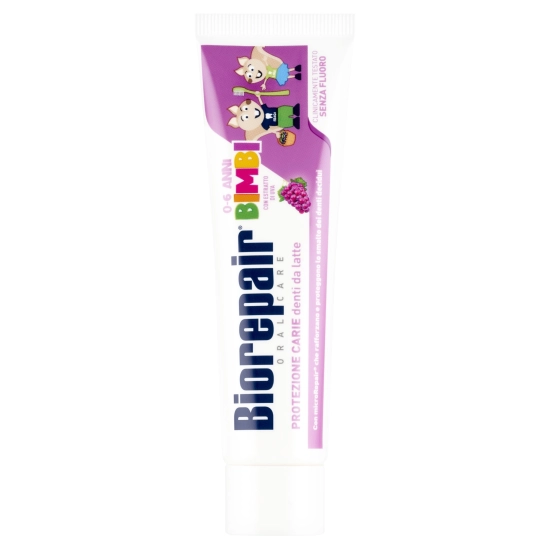 Pasta do zębów BIOREPAIR Kids z winogronem 0-6 lat, bez fluoru 50 ml