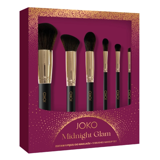 JOKO Midnight Glam - zestaw pędzli do makijażu