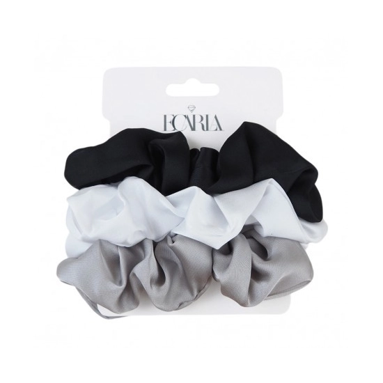 ECARLA Gumki - frotki do włosów typu "scrunchie" Pin Up (GUM167) - 1 op. - 3 szt.