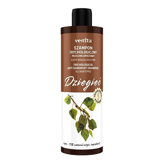 VENITA Trichological Formula Szampon trychologiczny do włosów z tendencją do łupieżu - Dziegieć 300 ml