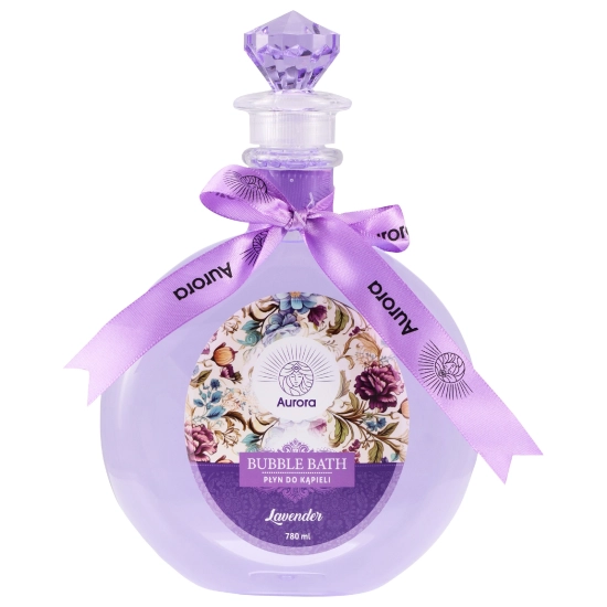 AURORA LAWENDOWY PŁYN DO KĄPIELI 780 ML - RELAKSUJĄCA AROMATERAPIA