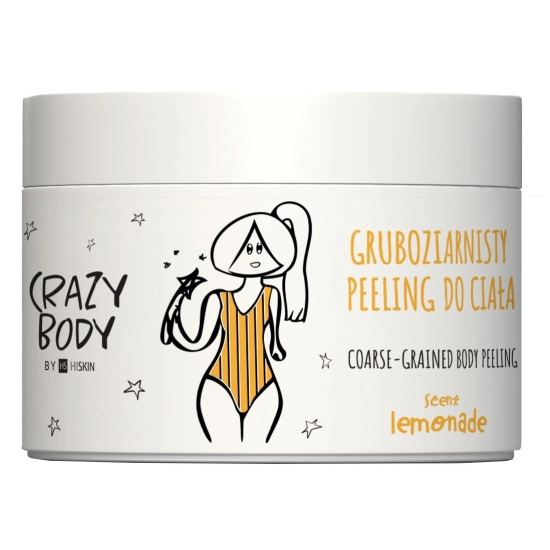 HISKIN GRUBOZIARNISTY PEELING DO CIAŁA LEMONADA 300 ML - GŁADKA SKÓRA