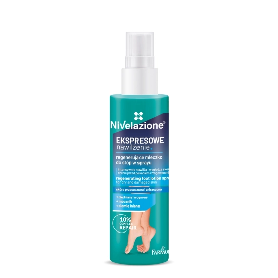 NIVELAZIONE Regenerujące mleczko do stóp w sprayu 100 ml