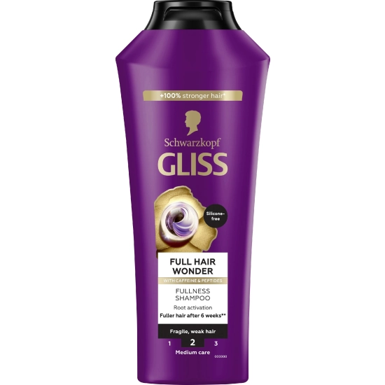 SCHWARZKOPF Gliss Full Hair Wonder Szampon do włosów 400 ml