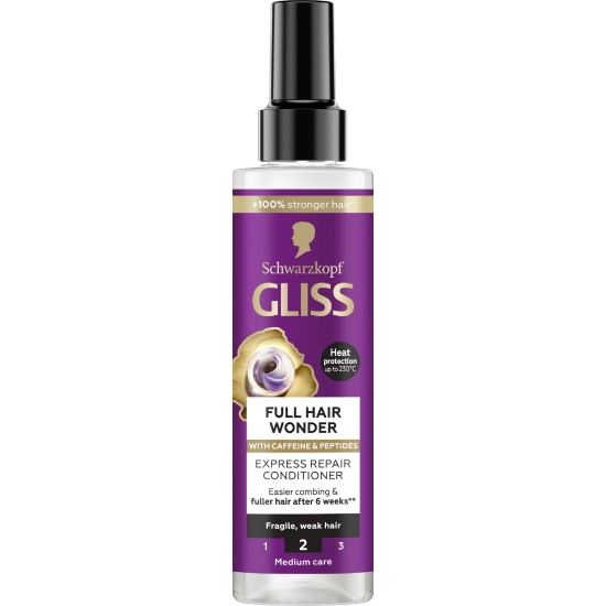 SCHWARZKOPF Gliss Full Hair Wonder Odżywka ekspresowa do włosów 200 ml