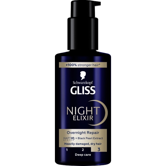 SCHWARZKOPF Gliss Overnight Repair Serum do włosów zniszczonych 100 ml