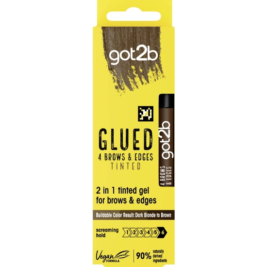 GOT2B ŻEL DO BRWI GLUED 4BROWS BRĄZOWY 16 ML - PERFEKCYJNE UŁOŻENIE