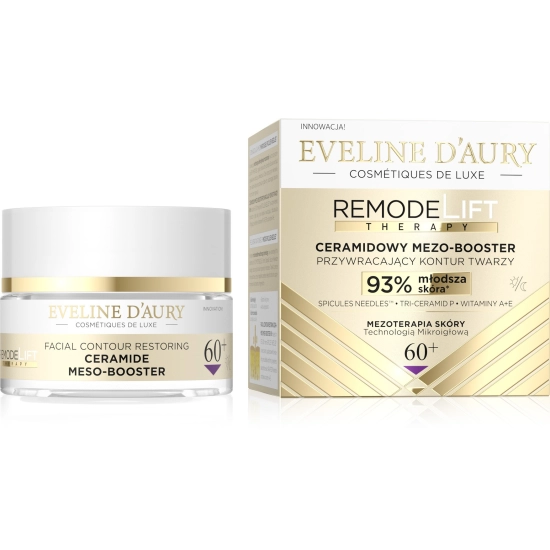 EVELINE D'AURY  Remodelift Therapy Ceramidowy Mezo-Booster przywracający kontur twarzy 60+ na dzień i noc 50 ml