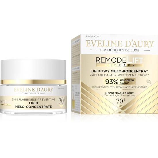 EVELINE D'AURY  Remodelift Therapy Lipidowy Mezo-Koncentrat zapobiegający wiotczeniu skóry 70+ na dzień i noc 50 ml