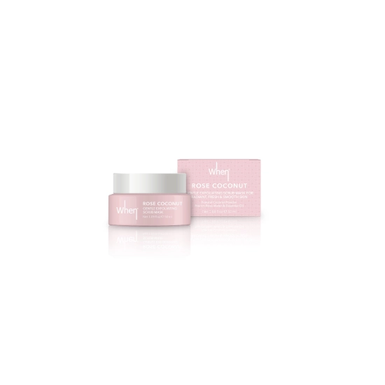 WHEN Rose Coconut Gentle Exfoliating Scrub Maska peelingująca 50 ml