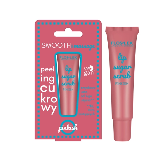 FLOSLEK Peeling cukrowy do ust Pinkish 14 g