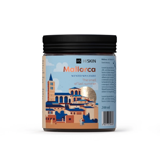 HISKIN Home Mallorca Świeca sojowa 200 ml