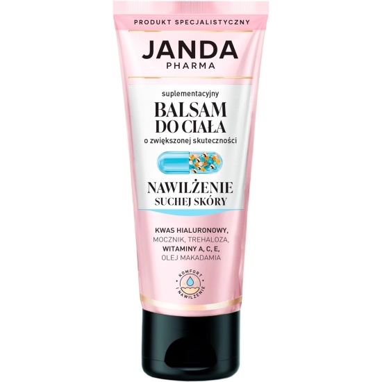 JANDA Pharma Suplementacyjny Balsam do ciała - nawilżenie suchej skóry 200 ml
