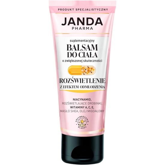 JANDA Pharma Suplementacyjny Balsam do ciała - rozświetlenie z efektem odmłodzenia 200 ml