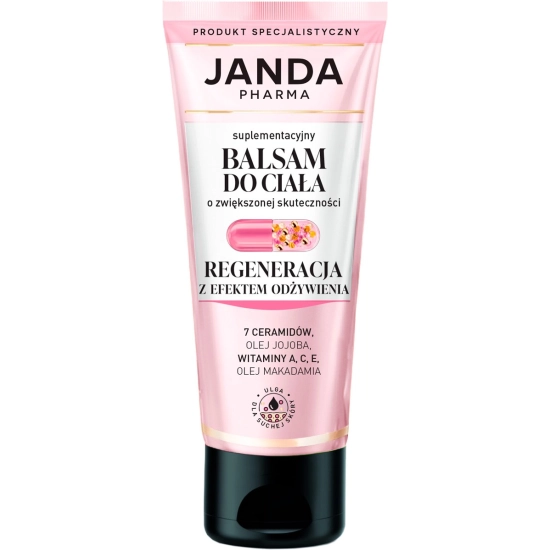 JANDA Pharma Suplementacyjny Balsam do ciała - regeneracja z efektem odżywienia 200 ml