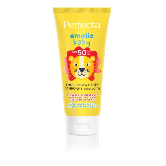 PERFECTA Emolic Baby Emolientowy Krem ochronny SPF50 - całoroczny 50 ml