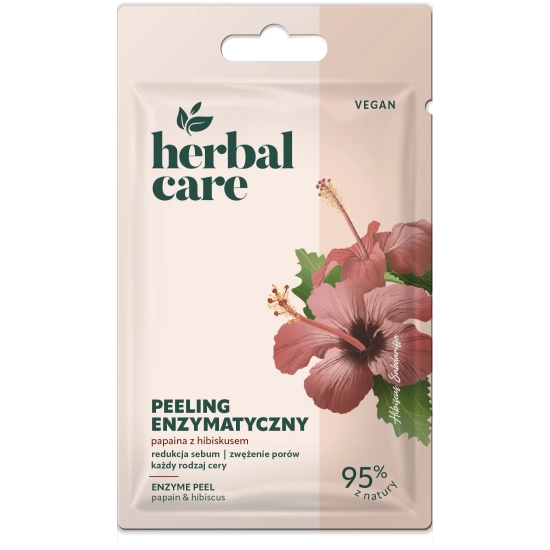 HERBAL CARE PEELING ENZYMATYCZNY DO TWARZY Z PAPAJNĄ I HIBISKIEM 7 G