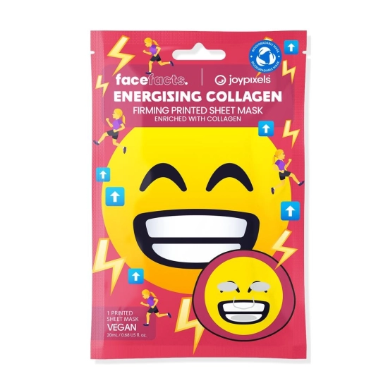 FACE FACTS Maska w płachcie Joypixels Energising Collagen 20 ml