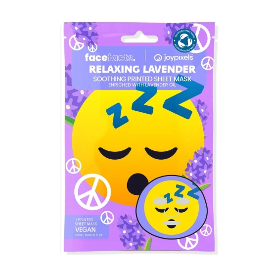 FACE FACTS Maska w płachcie Joypixels Relaxing Lavender 20 ml
