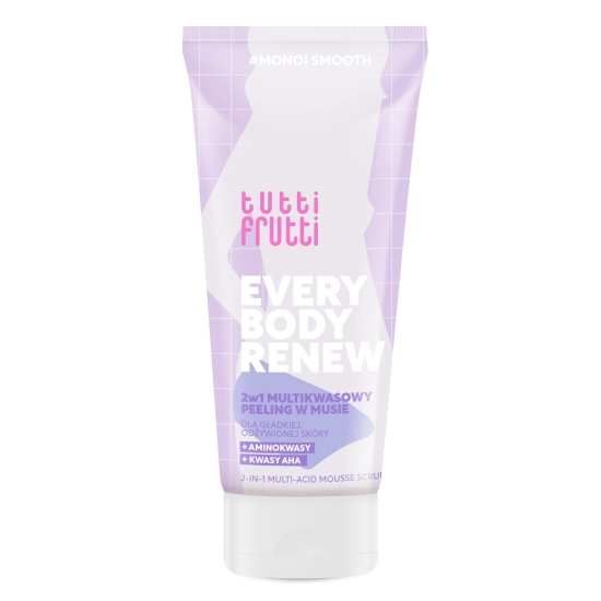 TUTTI FRUTTI EVERYBODY MULTIKWASOWY PEELING W MUSIE 2W1 200 ML