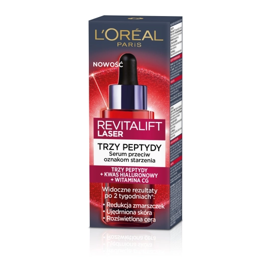 LOREAL Paris Revitalift Laser Serum przeciwzmarszczkowe z trzema peptydami 30 ml