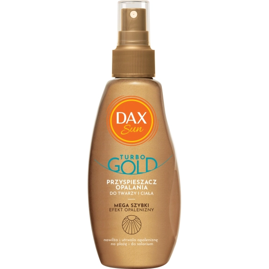 DAX Sun Przyspieszacz opalania do twarzy i ciała Turbo Gold 200 ml