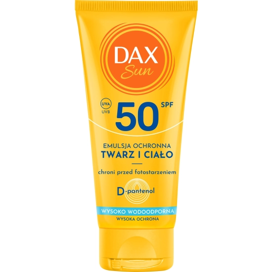 DAX Sun Emulsja ochronna do twarzy i ciała SPF 50 Travel 50 ml