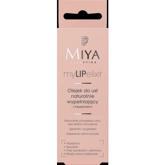 MIYA myLIPelixir Olejek do ust naturalnie wypełniający clear 10 g