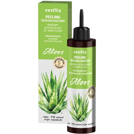 VENITA Peeling trychologiczny kwasowy oczyszczający do skóry głowy Aloes 100 ml