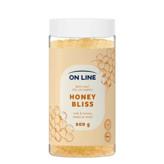 ON LINE Sól do kąpieli Honey Bliss 800 g