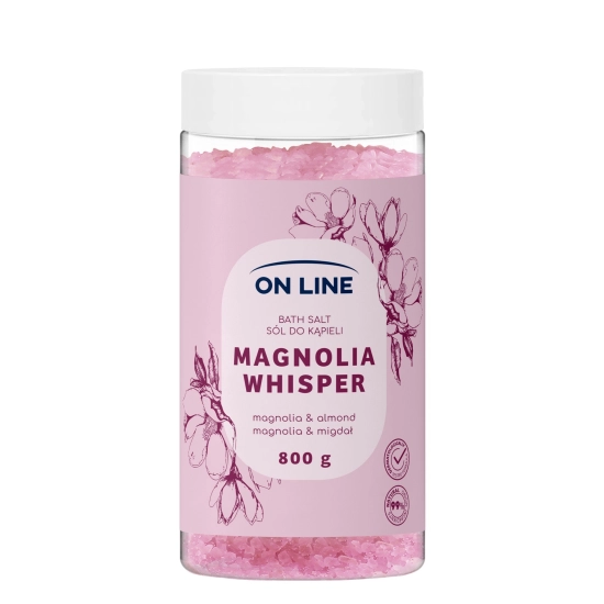 ON LINE Sól do kąpieli Magnolia Whisper 800 g