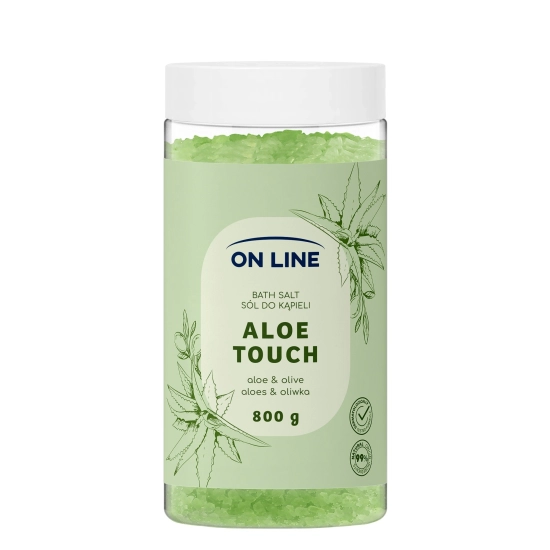 ON LINE Sól do kąpieli Aloe Touch 800 g