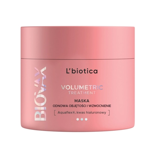 L'BIOTICA BIOVAX VOLUMETRYCZNA MASKA DO WŁOSÓW 200 ML Z OLEJEM MIGDAŁOWYM