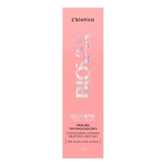 L'BIOTICA Biovax Volumetric Peeling trychologiczny - oczyszczenie, odnowa objętości i gęstości 100 ml