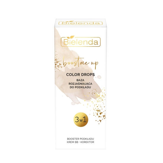 BIELENDA Boost Me Up Baza rozjaśniająca do podkładu 3w1 15 ml