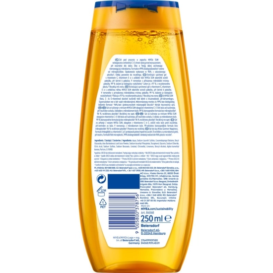 NIVEA ŻEL POD PRYSZNIC SUMMER HAPPINESS 250 ML LIMITOWANA EDYCJA