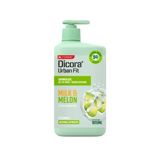 DICORA ŻEL POD PRYSZNIC MLEKO I MELON 825 ML, NAWILŻENIE I PIELĘGNACJA