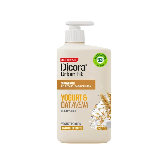 DICORA URBAN FIT ŻEL POD PRYSZNIC JOGURT I PŁATKI OWSIANE 825 ML