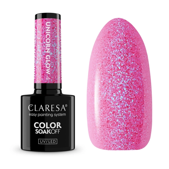 CLARESA N Lakier hybrydowy Unicorn Glow 04 5 g