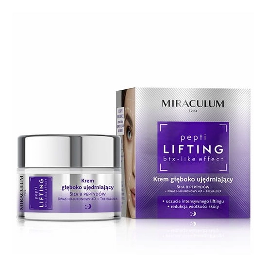 MIRACULUM  Pepti Lifting Krem głęboko ujędrniający na noc 50 ml