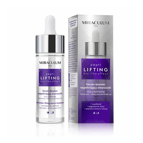 MIRACULUM  Pepti Lifting Serum-Booster wypełniający zmarszczki na dzień i noc 30 ml