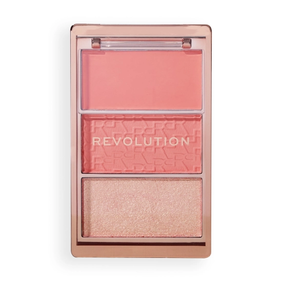 REVOLUTION Paleta różów do policzków Icon Palette Authentic Peach