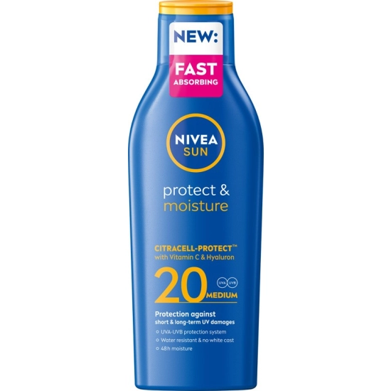NIVEA SUN Protect & Moisture Balsam nawilżający do opalania SPF20 200 ml