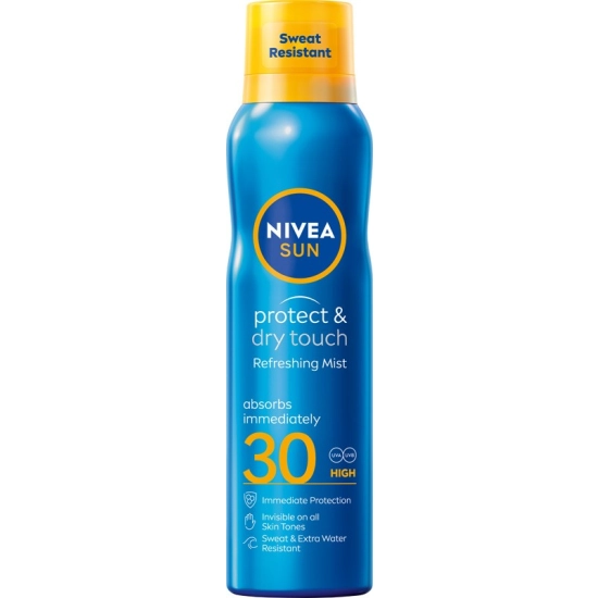 NIVEA SUN Protect & Dry Touch Balsam odświeżający do opalania w sprayu SPF30 200 ml